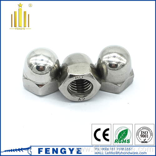 A2 A4 stainless steel din934 hex nut